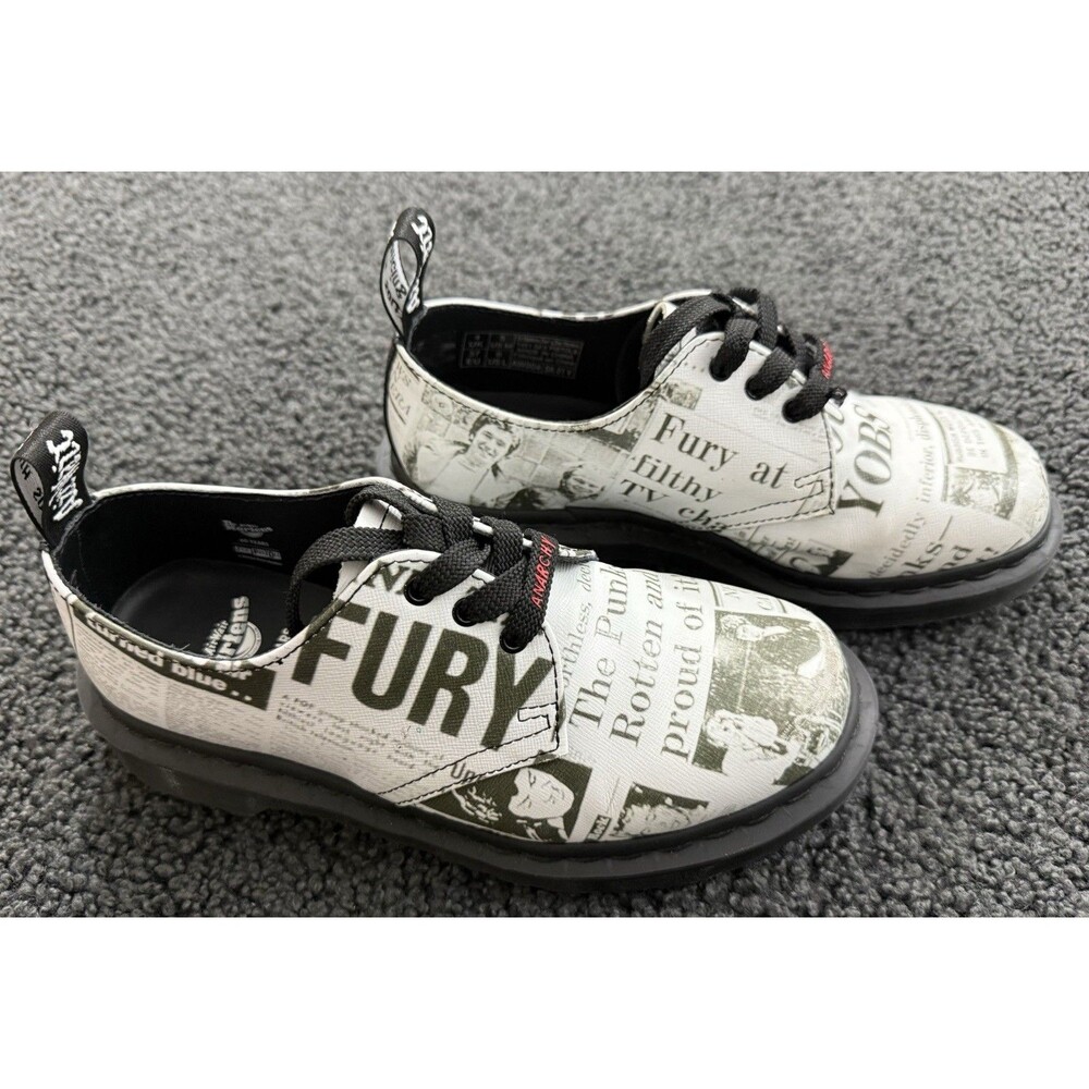 DR MARTENS - Sex Pistols 1461 Leather Oxford 3-eye Shoes Women 6 / Men 5.